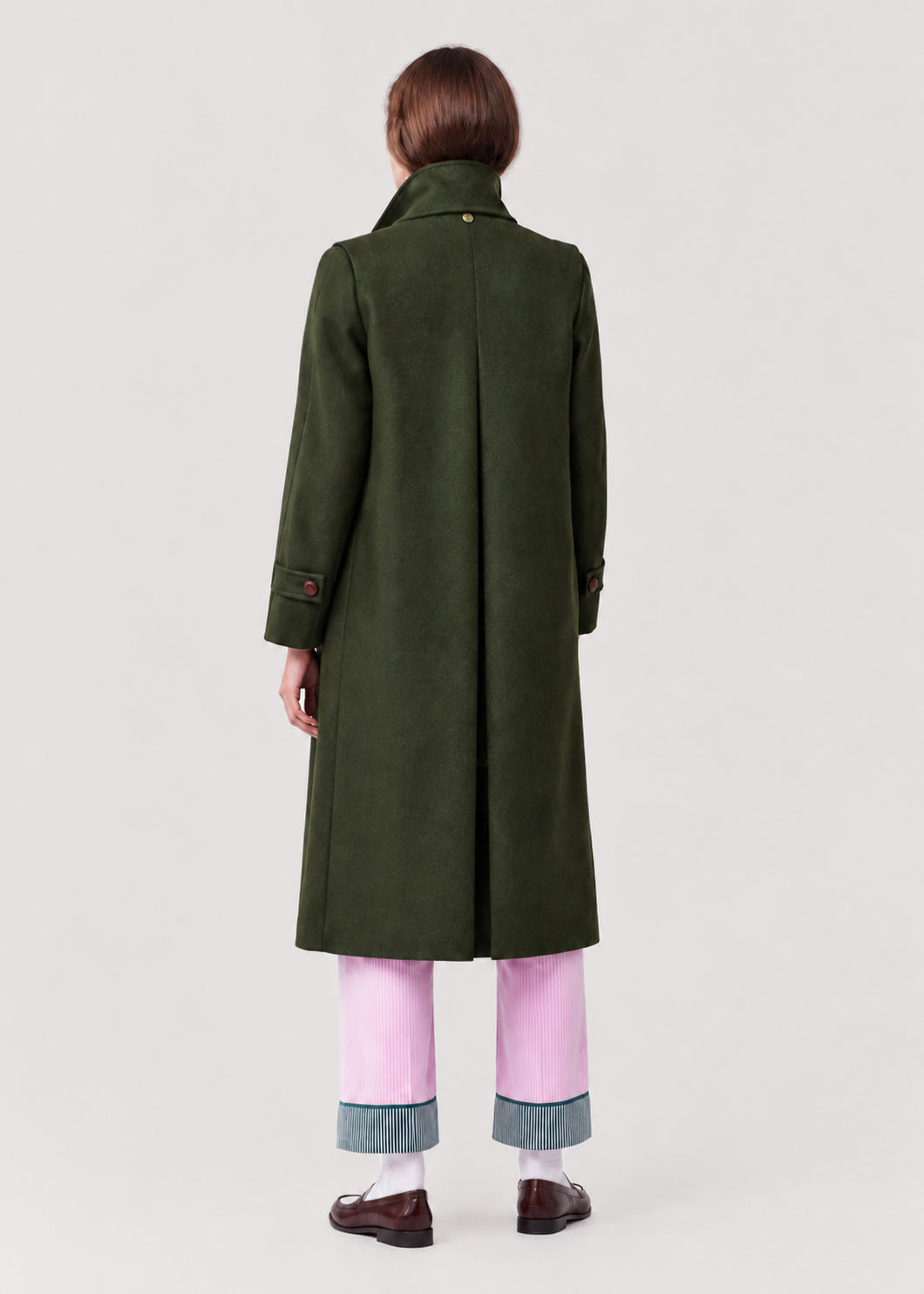 GREEN ISOBEL COAT