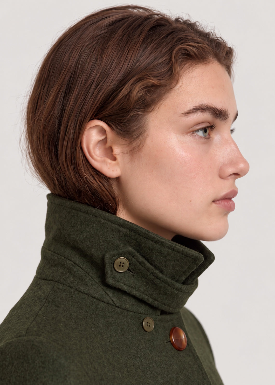 GREEN ISOBEL COAT