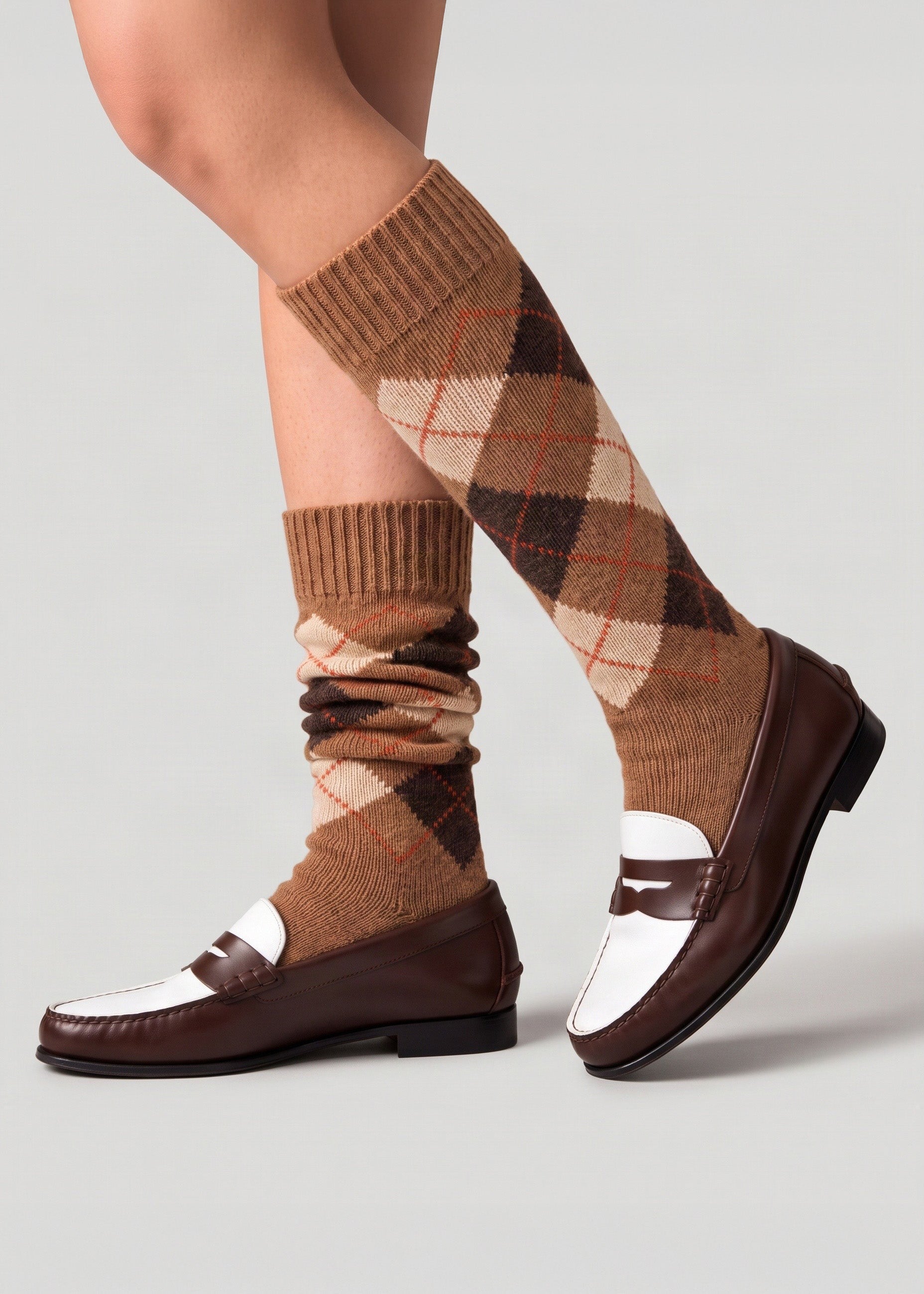 BROWN FEDERICA LOAFERS