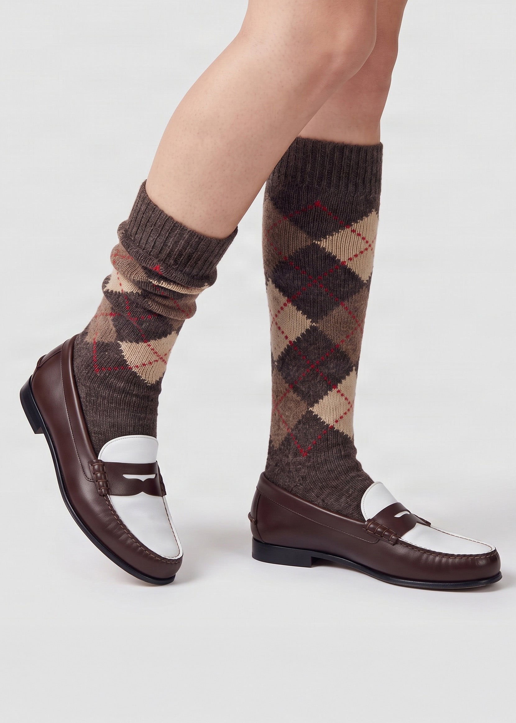 BROWN FEDERICA LOAFERS