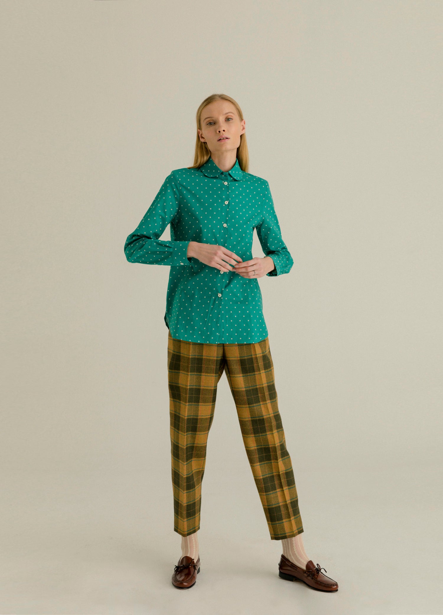 GARIA TURQUOISE SHIRT