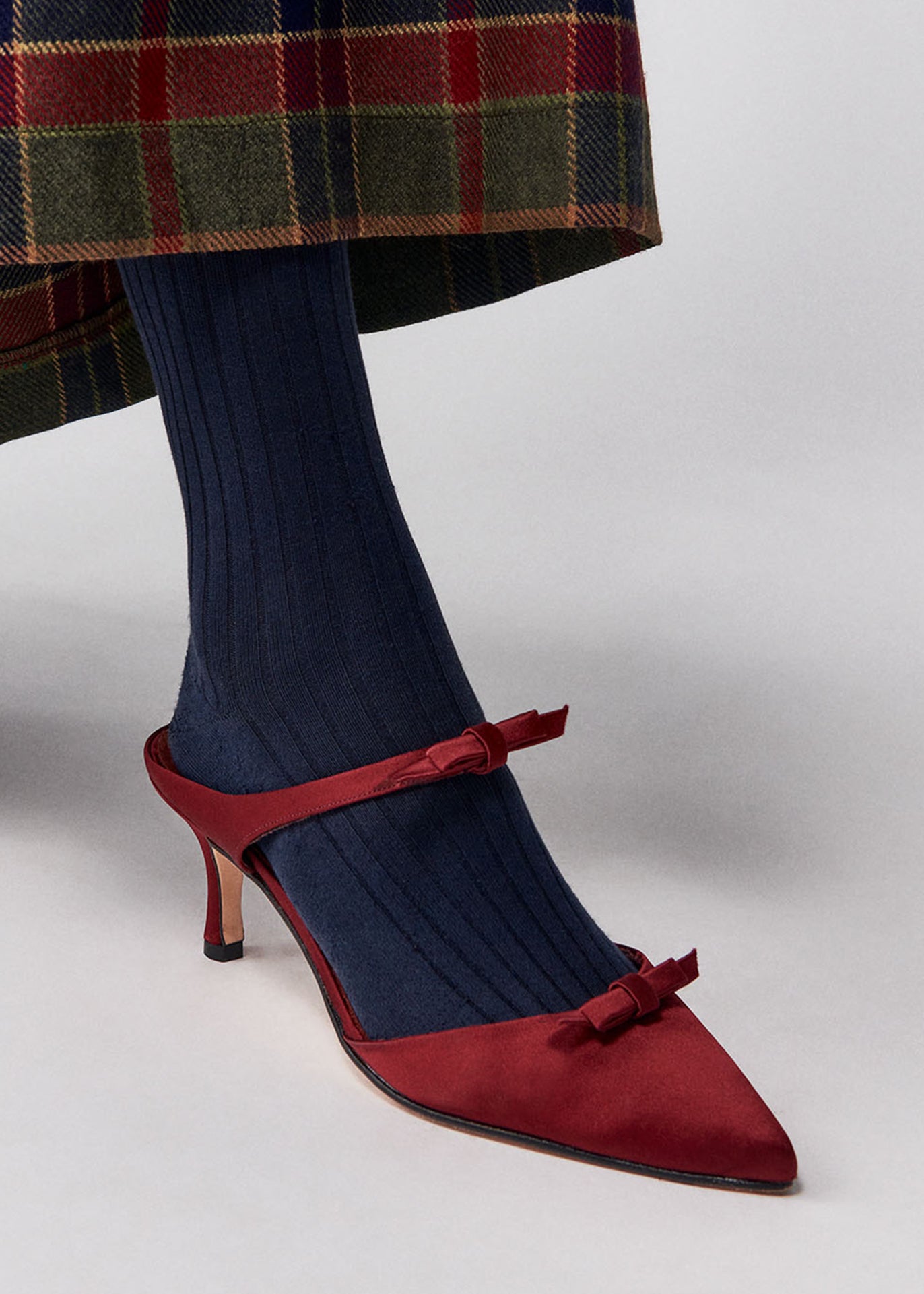 CASEY BURGUNDY MULE
